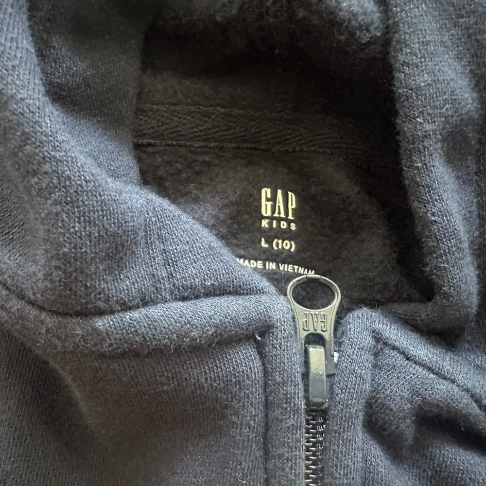 Preloved GAP Kids Dark Blue Zip-Up Hoodie
